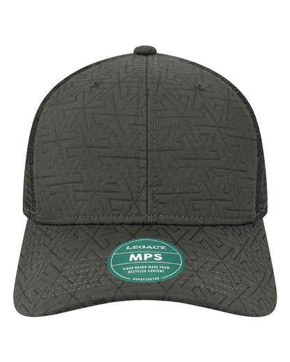 LEGACY Mid-Pro Snapback Trucker Cap MPS #color_Black Z - Quilted