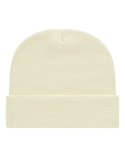 CAP AMERICA USA-Made 12" Cuffed Beanie TKN24 #color_Ivory