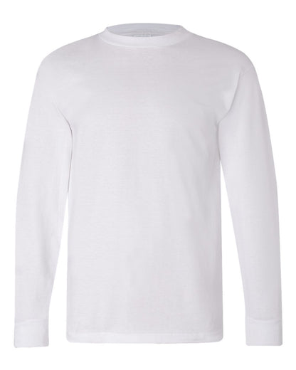 Bayside USA-Made Long Sleeve T-Shirt 6100 #color_White