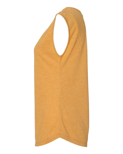 Next Level Women's Festival Sleeveless Deep V-Neck T-Shirt 5040 #color_Antique Gold