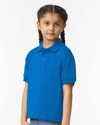 Gildan Youth DryBlend® Jersey Polo 8800B #colormdl_Royal