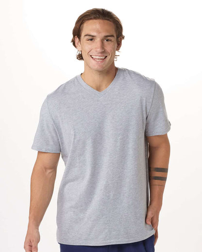 Boxercraft High V-Neck T-Shirt BM2204 #colormdl_Oxford Heather