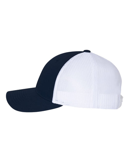 Richardson Low Pro Trucker Cap 115 #color_Navy/ White