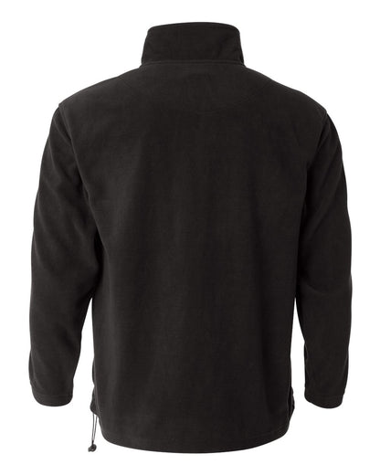 Sierra Pacific Men's Microfleece Quarter-Zip Pullover 3351 #color_Onyx Black