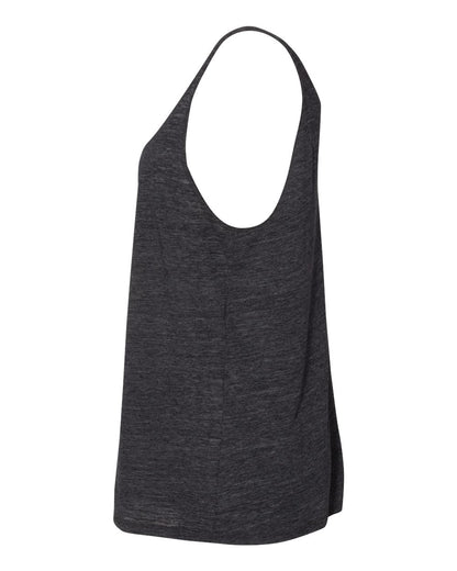 BELLA + CANVAS Women's Slouchy Tank 8838 #color_Charcoal Black Slub