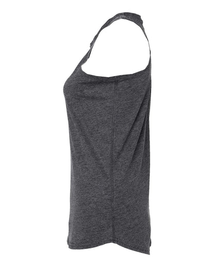 J. America Women’s Zen Jersey Tank Top 8117 #color_Dark Smoke