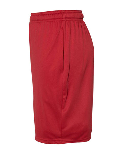 Russell Athletic Youth Essential 7" Shorts with Pockets TS7X2B #color_True Red
