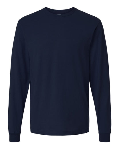 Tultex Unisex Fine Jersey Long Sleeve T-Shirt 202LS #color_Navy