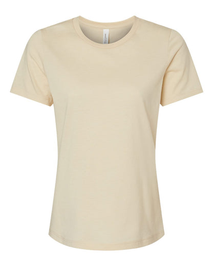 BELLA + CANVAS Women’s Relaxed Fit Heather CVC Tee 6400CVC #color_Heather Soft Cream