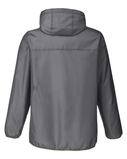 Team 365 Unisex Zone Protect Packable Anorak Jacket TT77 #color_Sport Graphite