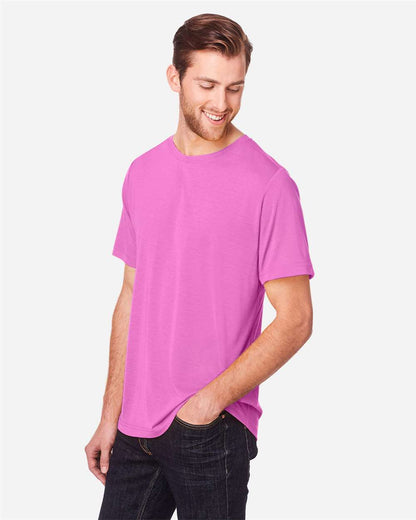 CORE365 Unisex Fusion ChromaSoft™ Performance T-Shirt CE111 #colormdl_Charity Pink