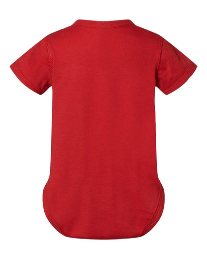 Rabbit Skins Infant Fine Jersey Bodysuit 4424 #color_Red