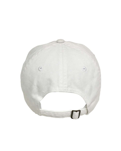 Big Accessories Youth Classic Brushed Twill Cap BX001Y #color_White