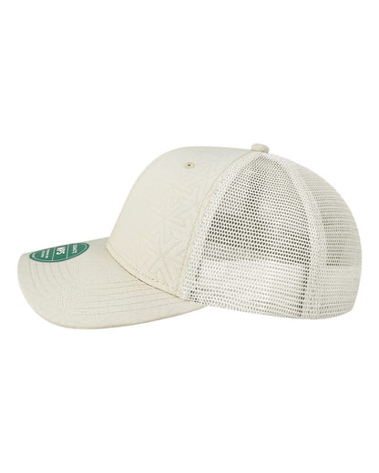 LEGACY Mid-Pro Snapback Trucker Cap MPS #color_White Z - Quilted
