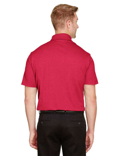 Devon & Jones Men's CrownLux Performance® Address Mélange Polo DG22 #colormdl_Red Heather