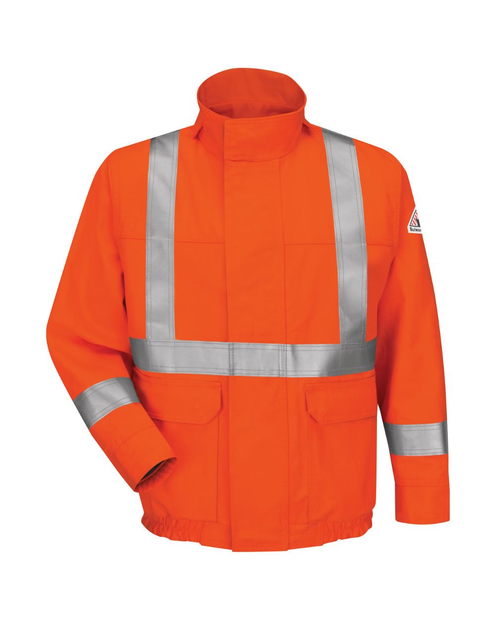 Bulwark Men's Lined Bomber Jacket with CSA Compliant Reflective Trim - EXCEL FR® ComforTouch JLJS