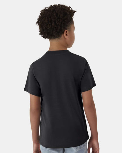 Hanes Youth Cool DRI® Cotton Touch T-Shirt 484Y #colormdl_Black