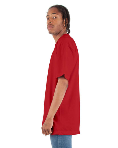 Shaka Wear Unisex RETRO Heavyweight T-Shirt SHRHSS #colormdl_Red