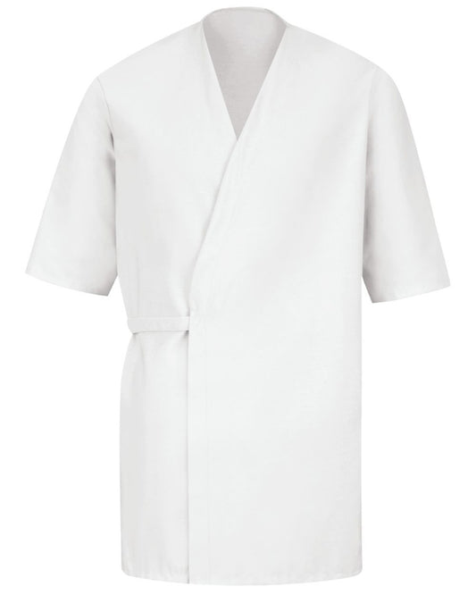 Red Kap Men's Collarless Poplin Butcher Wrap WP18