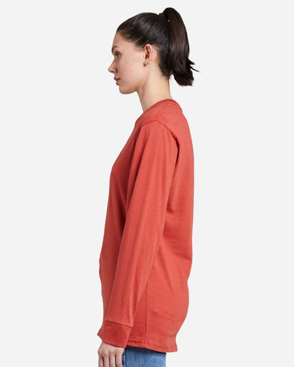 Lane Seven Heavyweight Long Sleeve T-Shirt LS15009 #colormdl_Paprika