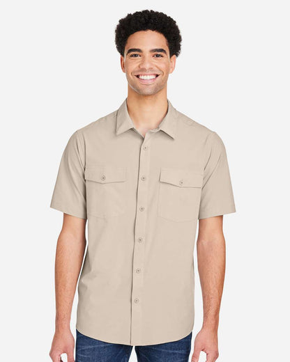 CORE365 Men's Ultra UVP® Marina Shirt CE510 #colormdl_Stone
