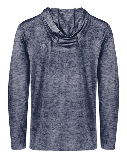 Holloway Youth Electrify CoolCore® Hooded Sweatshirt 222689 #color_Navy Heather