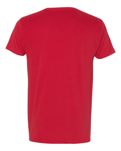 Next Level Sueded V-Neck T-Shirt 6440 #color_Red