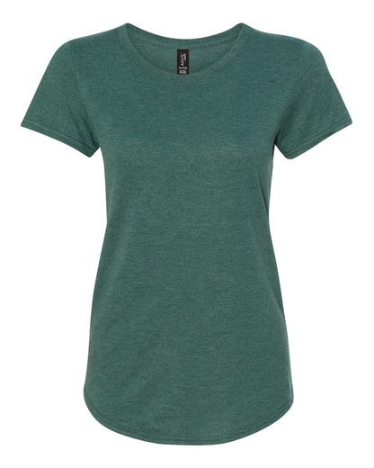 Gildan Softstyle® Women’s Triblend T-Shirt 6750L #color_Heather Dark Green