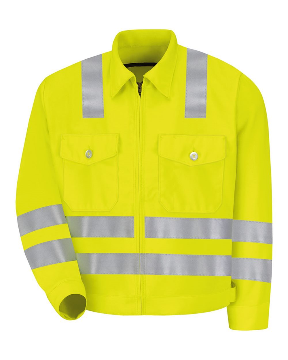Red Kap Men's Hi-Visibility Ike Jacket JY32