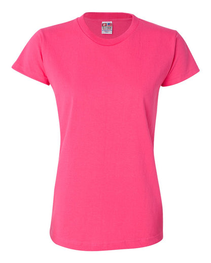 Bayside Women's USA-Made T-Shirt 3325 #color_Bright Pink