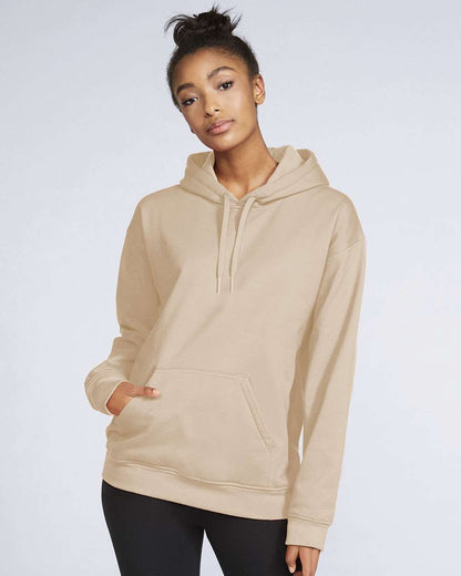 Gildan Unisex Softstyle® Midweight Hooded Sweatshirt SF500 #colormdl_Sand