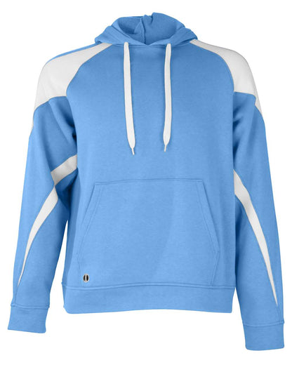 Holloway Unisex Athletic Fleece Prospect Hooded Sweatshirt 229546 #color_University Blue/ White