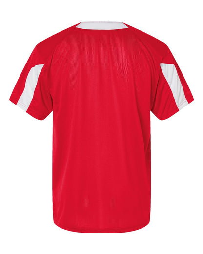 Alleson Athletic Men's Striker Placket 7976 #color_Red/ White