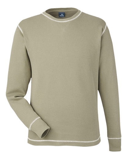 J. America Men's Vintage Thermal Long Sleeve T-Shirt 8238 #color_Olive