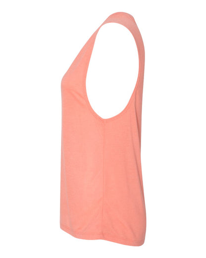 BELLA + CANVAS Women's Flowy Scoop Muscle Tank 8803 #color_Sunset