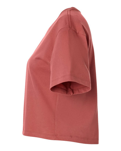 American Apparel Women's Fine Jersey Boxy Tee 102 #color_Canyon