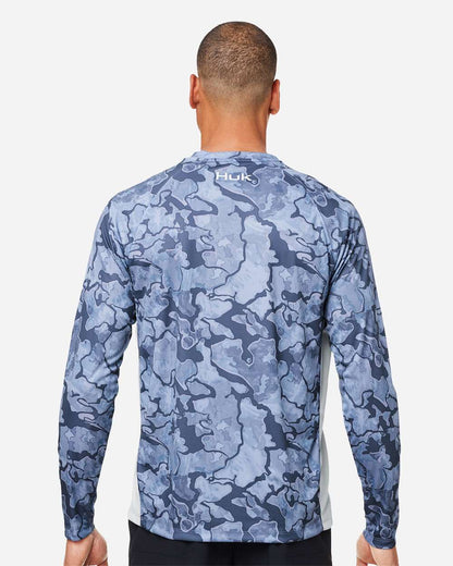 HUK Unisex LoPro Camo Long Sleeve T-Shirt H12L003 #colormdl_Erie