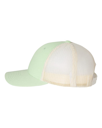 Richardson Low Pro Trucker Cap 115 #color_Patina Green/ Birch