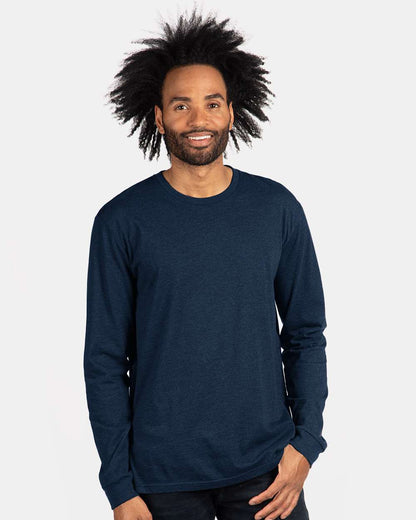 Next Level CVC Long Sleeve T-Shirt 6211 #colormdl_Midnight Navy