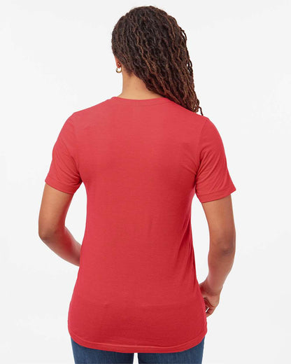 Tultex Combed CVC T-Shirt 602CVC #colormdl_Heather Red