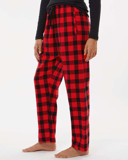 Boxercraft Women's Haley Flannel Pants BW6620 #colormdl_Red/ Black Buffalo