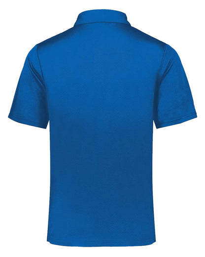 Holloway Men's Dry-Excel™ Prism Bold Polo 222576 #color_Royal/ White