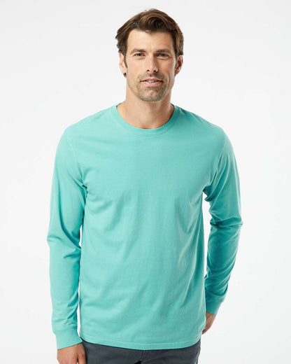 SoftShirts Unisex Organic Long Sleeve T-Shirt 420 #colormdl_Seafoam