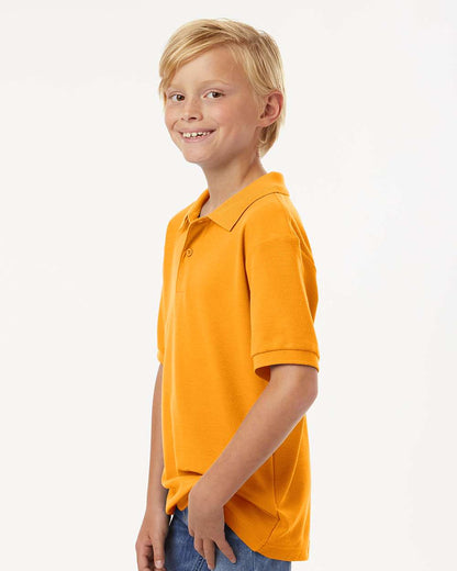 AllPro Youth Pique Polo 62800Y #colormdl_Gold