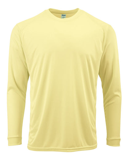 Paragon Unisex Long Islander Performance Long Sleeve T-Shirt 210 #color_Pale Yellow