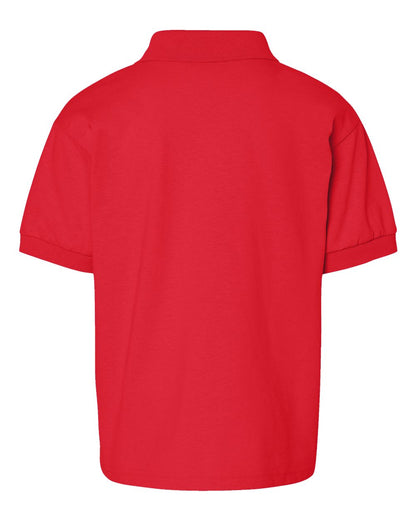Gildan Youth DryBlend® Jersey Polo 8800B #color_Red
