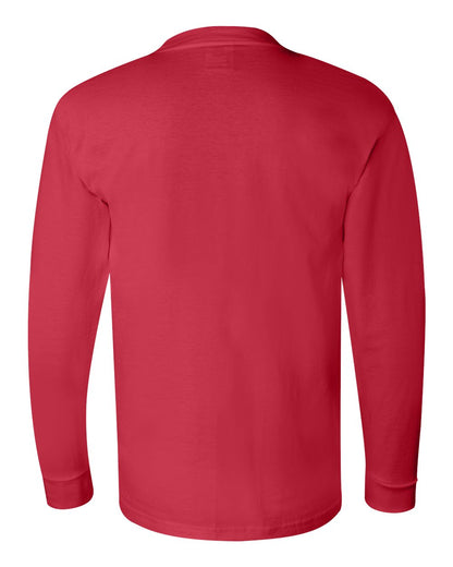 Bayside USA-Made Long Sleeve T-Shirt 6100 #color_Red