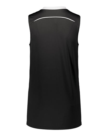 Augusta Sportswear Girls' Rover Jersey 1688 #color_Black/ White