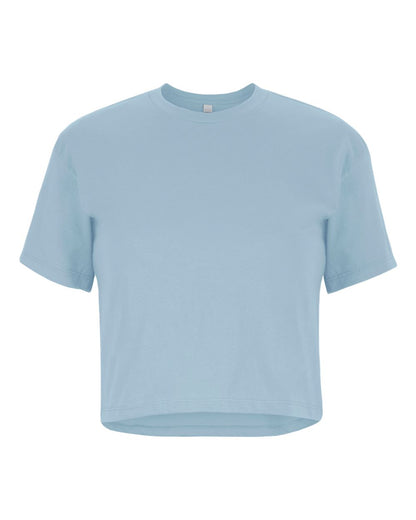 Next Level Women's Ideal Crop Top 1580 #color_Stonewash Denim