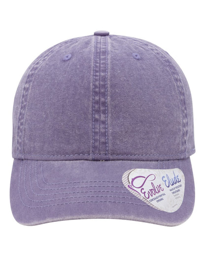 Infinity Her Women's Pigment-Dyed with Fashion Undervisor Cap CASSIE #color_Violet/ Floral